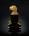 Finial from the Throne of Tipu Sultan, Gold; inlaid with diamonds, rubies, and emeralds; lac core
